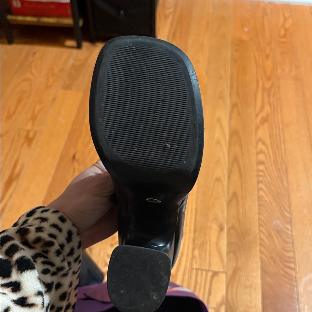 Zara Black Platform Boots - Picture 3 of 4
